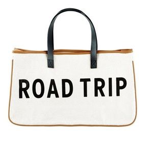 Large Canvas Tote Road Trip